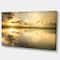 Designart - Amazing Foreshore Reserve Reflection - Large Seashore Canvas Print